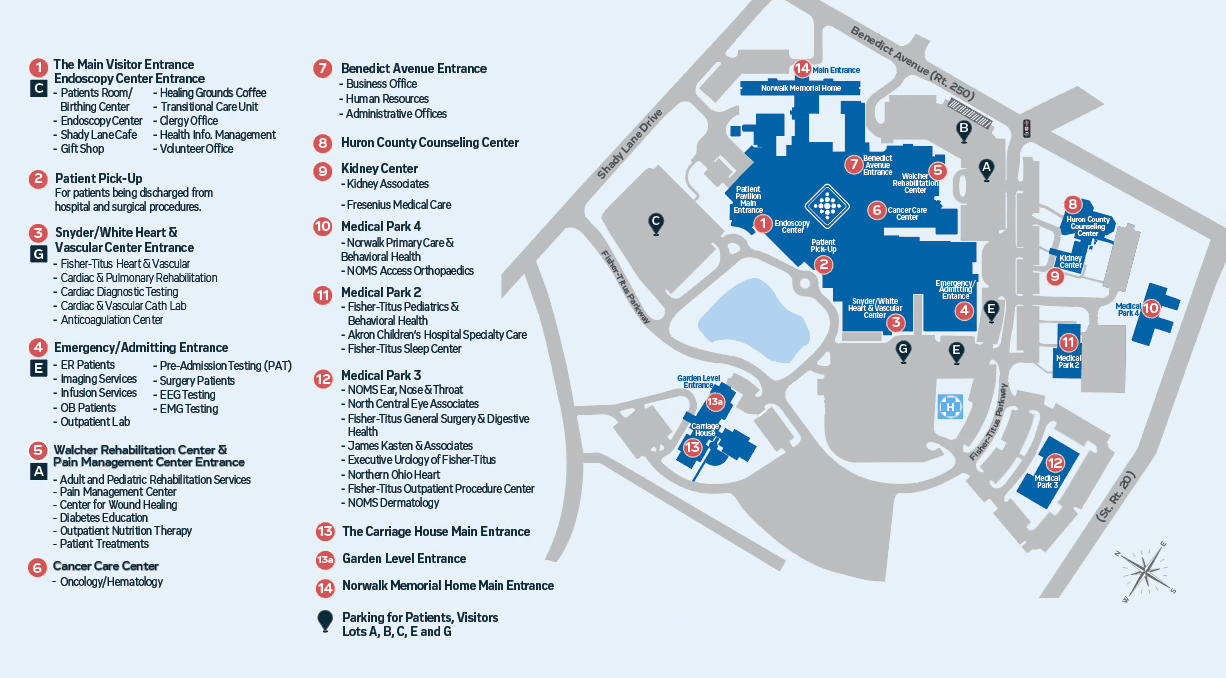Map thumbnail for Fisher-Titus hospital