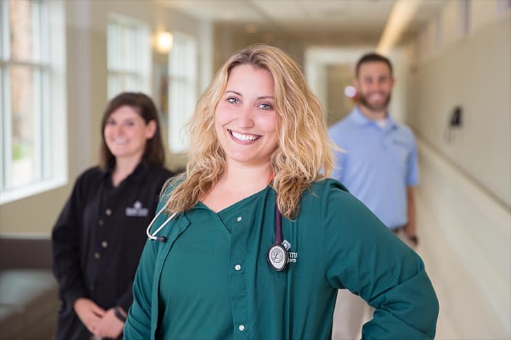 smiling nurse